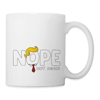 Non, pas encore - Mug blanc - blanc - Droite