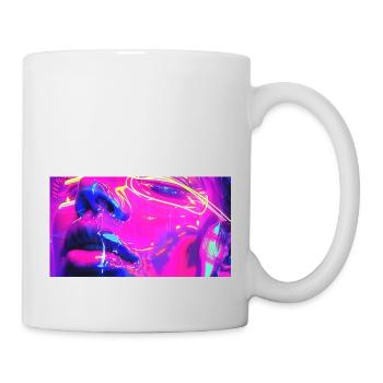 Neo-Expressionismus Gesicht - Tasse - Weiß - Rechts