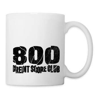 Club de pointage de crédit 800 - La conscience financière avec style - Mug blanc - blanc - Droite