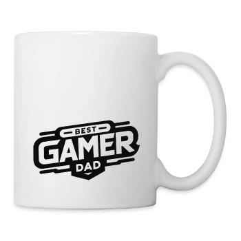 Best Gamer Dad Gift - Father Gamer T-Shirt - Mug - white - Right