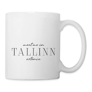 Tallinn, Estonie Style Design T-shirt - Mug blanc - blanc - Droite