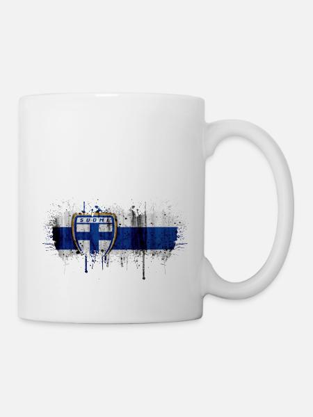 Finlande Suomi helsinki scandinavie viking fine FIN - Mug blanc - blanc