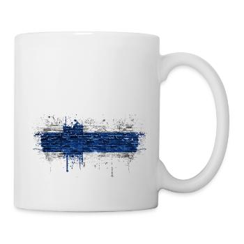 Finland Suomi helsinki scandinavia viking fine FIN - Mug - white - Right