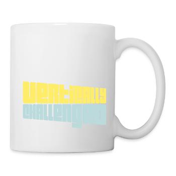 Vertically Challenged Funny Short People Joke Men - Mug - white - Right