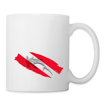 Shark Diving - Mug - white - Right