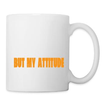 5'2 Mais mon attitude 6'1 7 - Mug blanc - blanc - Droite