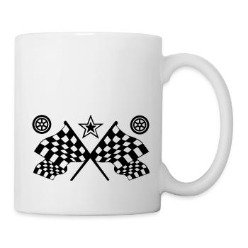 Voiture - Mug blanc - blanc - Droite