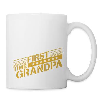 Première fois grand-père Meilleur grand-père Grand-père Amour Grand-père - Mug blanc - blanc - Droite