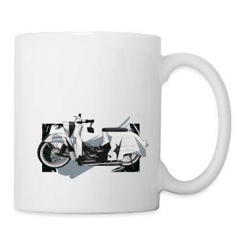 Hirondelle (camouflage) // Illustration - Mug blanc - blanc - Droite