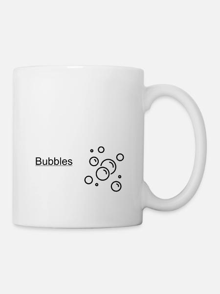 BUBBLES blässchen - Tasse - Weiß