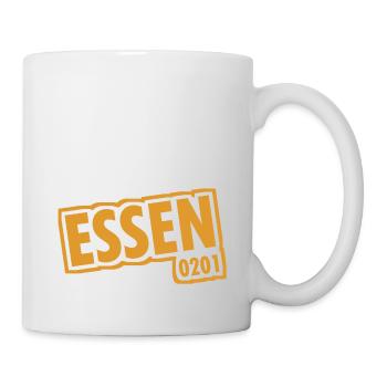 Essen - 0201 - Vorwahl - Slogan - Tasse - Weiß - Rechts