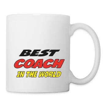 Best COACH in the world - Mug - white - Right