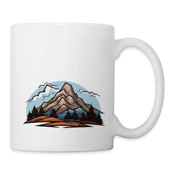 Mountains Nature Landscape - Mug - white - Right