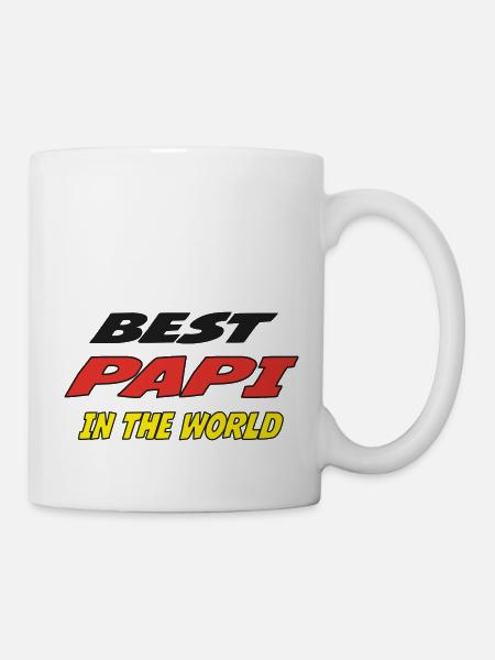 Bestes PAPI der Welt 221 - Tasse - Weiß