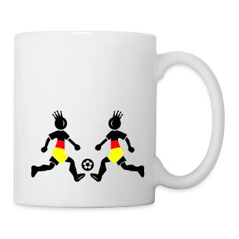 Fussballer Fussball Germany - Tasse - Weiß - Rechts