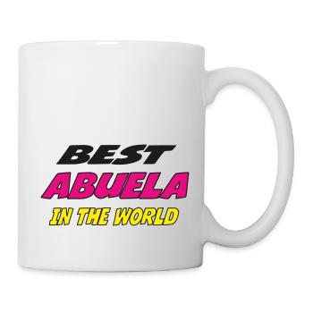 Best ABUELA in the world - Mug - white - Right
