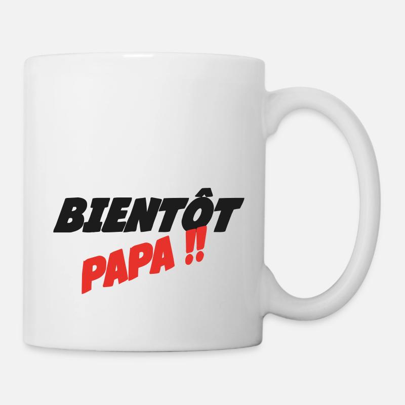 Bald Vater - Tasse - Weiß