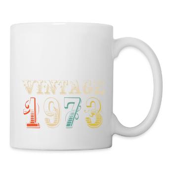 Jahrgang 1973 - 51. Geburtstag - 51 Jahre alt - Tasse - Weiß - Rechts