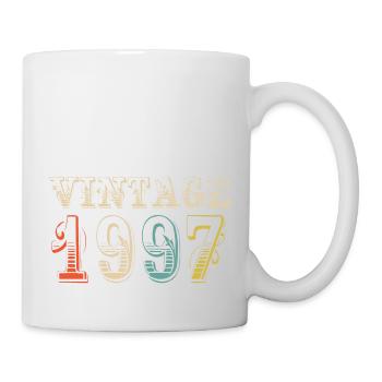 Vintage 1997- 27 th birthday - 27 ans - Mug blanc - blanc - Droite
