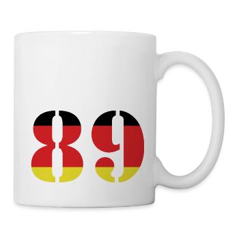 89 Numéro Jersey Allemagne - Mug blanc - blanc - Droite