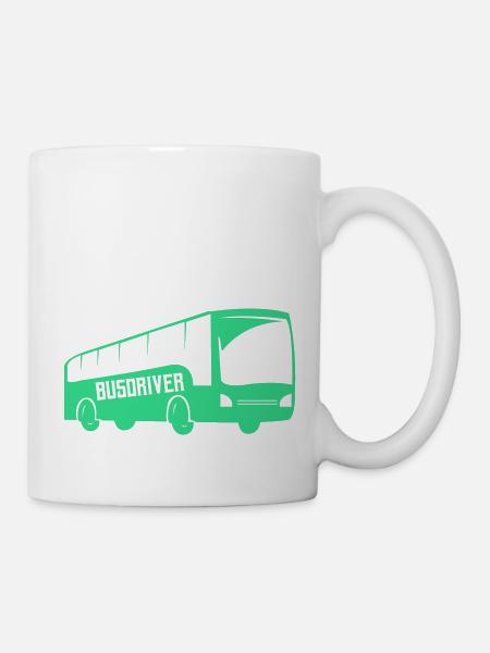 bus busfahren 1 - Tasse - Weiß