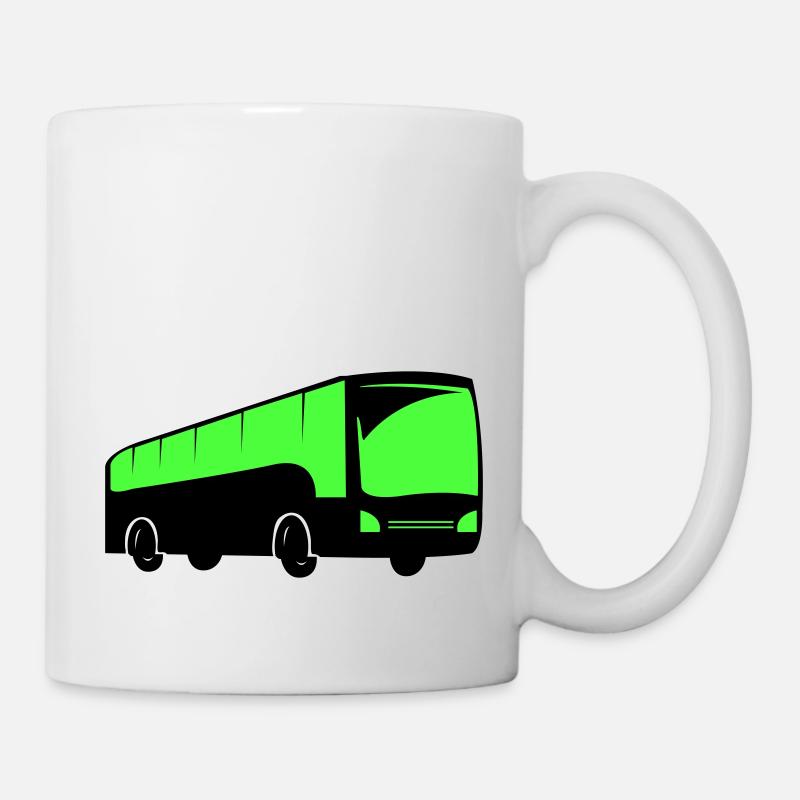 bus busfahren - Tasse - Weiß