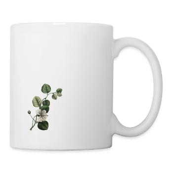 Nummer 78 Blumengrün - 78. Blumengeburtstag - Tasse - Weiß - Rechts