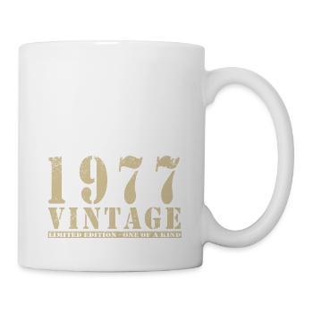 Original 1977 Vintage Vintage anniversaire rétro - Mug blanc - blanc - Droite