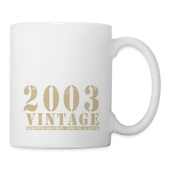 Original 2003 Vintage Vintage anniversaire rétro - Mug blanc - blanc - Droite