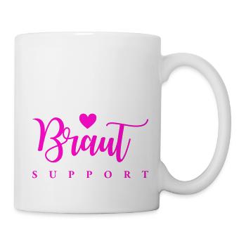 braut support - Tasse - Weiß - Rechts