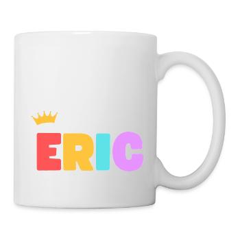 Eric! Personalisierbar - Tasse - Weiß - Rechts