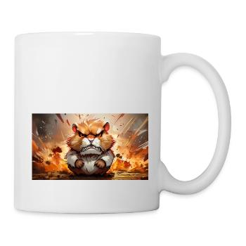 Animaux mignons - hamster - Mug blanc - blanc - Droite
