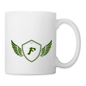 wappen f - Tasse - Weiß - Rechts