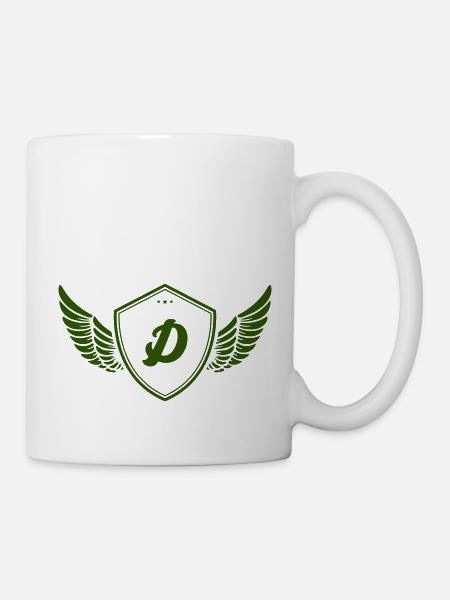 wappen d - Tasse - Weiß