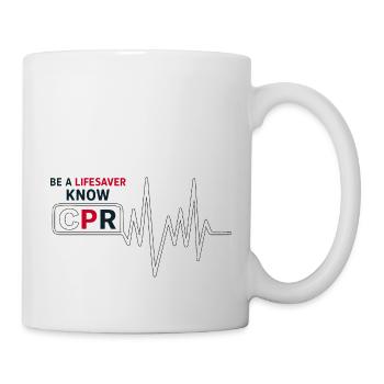 SOYEZ UNE BOUÉE DE SAUVETAGE - Mug blanc - blanc - Droite