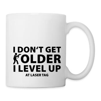 I Don t Get Older I Level Up at Laser Tag - Mug - white - Right