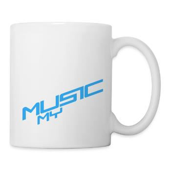 Music is Life Music is Life Love Quote - Mug - white - Right