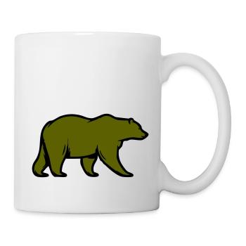 bär - Tasse - Weiß - Rechts