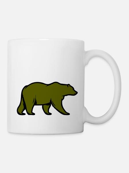 bär - Tasse - Weiß