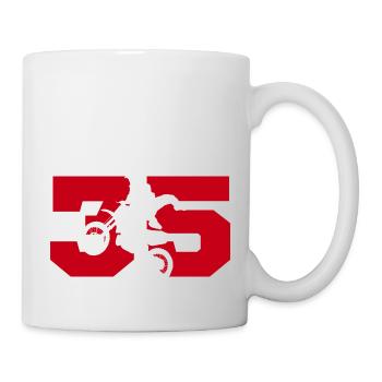 Moto 35 biker - Mug - white - Right