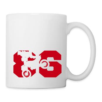 Motorrad Moto 86 - Tasse - Weiß - Rechts