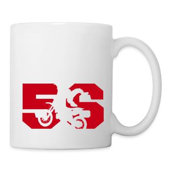 Moto 56 Biker - Tasse - Weiß - Rechts