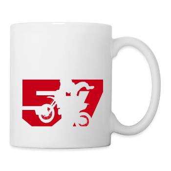 Motorrad Moto 57 - Tasse - Weiß - Rechts