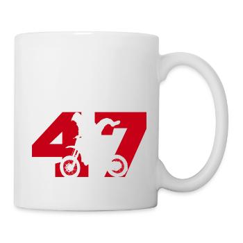 Moto 47 biker - Mug - white - Right