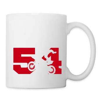 Moto 54 biker - Mug - white - Right
