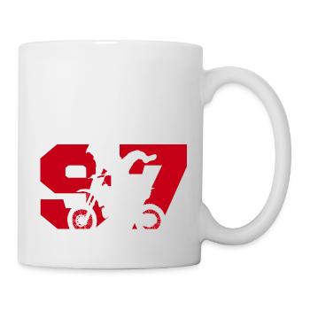Moto 97 motard - Mug blanc - blanc - Droite