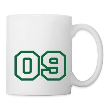 Number 9 Green Sport - Mug - white - Right