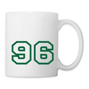 Numéro 96 sport - Mug blanc - blanc - Droite