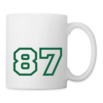 Number 87 sport - Mug - white - Right