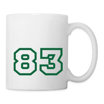 Number 83 sport - Mug - white - Right